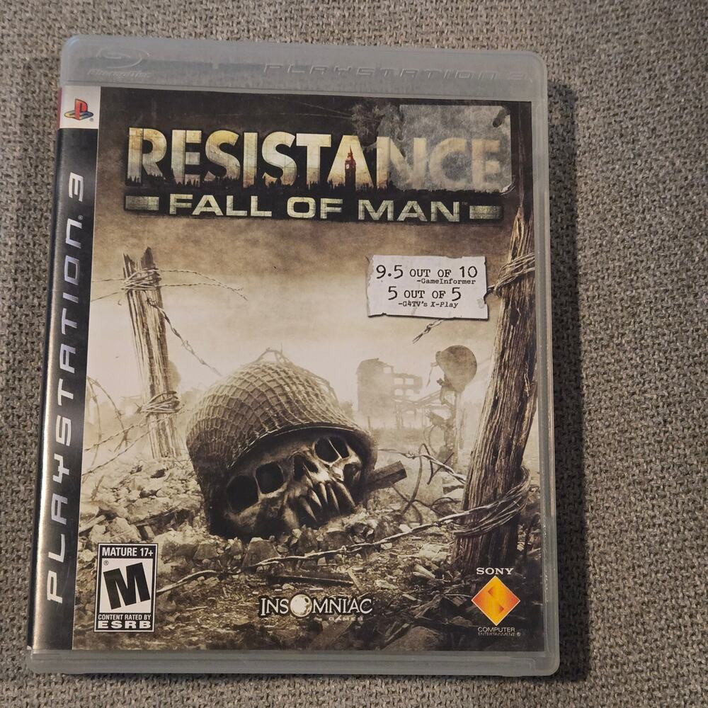 Resistance: Fall of Man (PS3) 
Selling a CIB (Complete in Box)